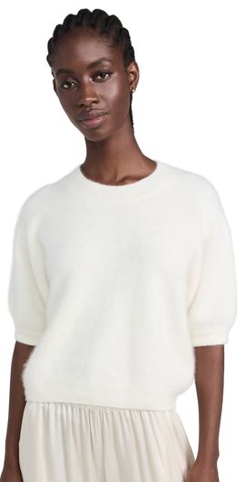 LISA YANG LISA YANG Juniper Cashmere Sweater Cream Brushed