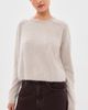 LISA YANG LISA YANG Lexia Brushed Cashmere Sweater Sand Brushed - 2