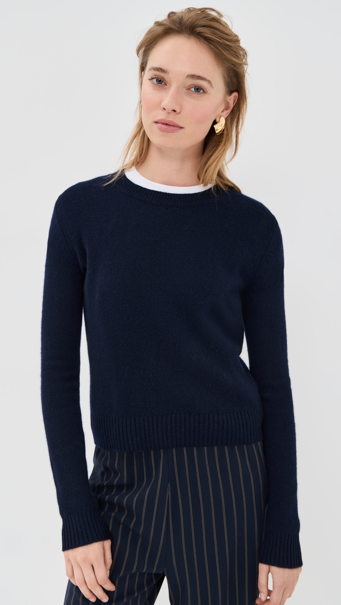 LISA YANG - Mable Cashmere Sweater Navy