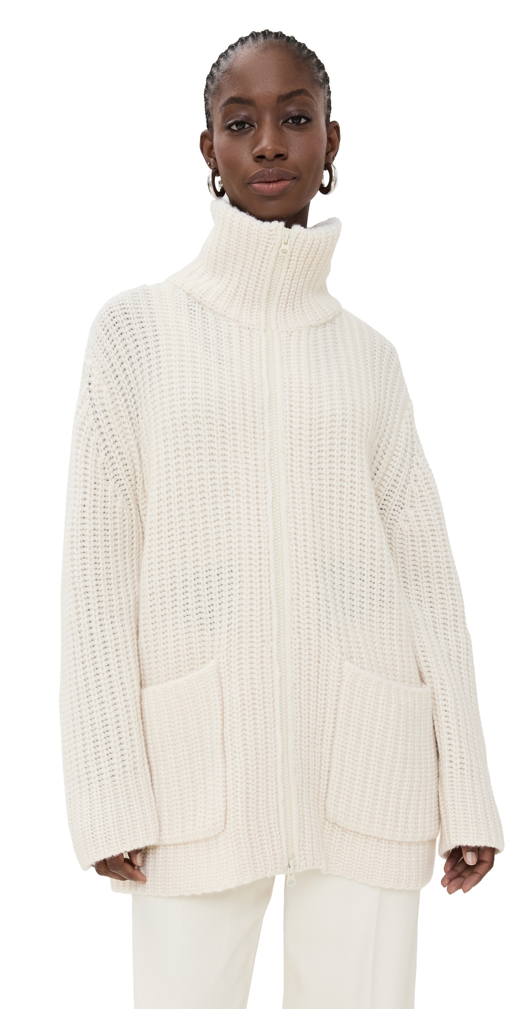 カネャン KENZO Futura zippered Cardigan BEIGE | Base Blu