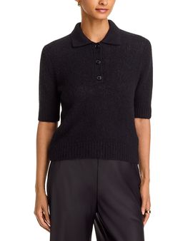Lisa Yang Lisa Yang Masy Cashmere & Silk Polo Sweater