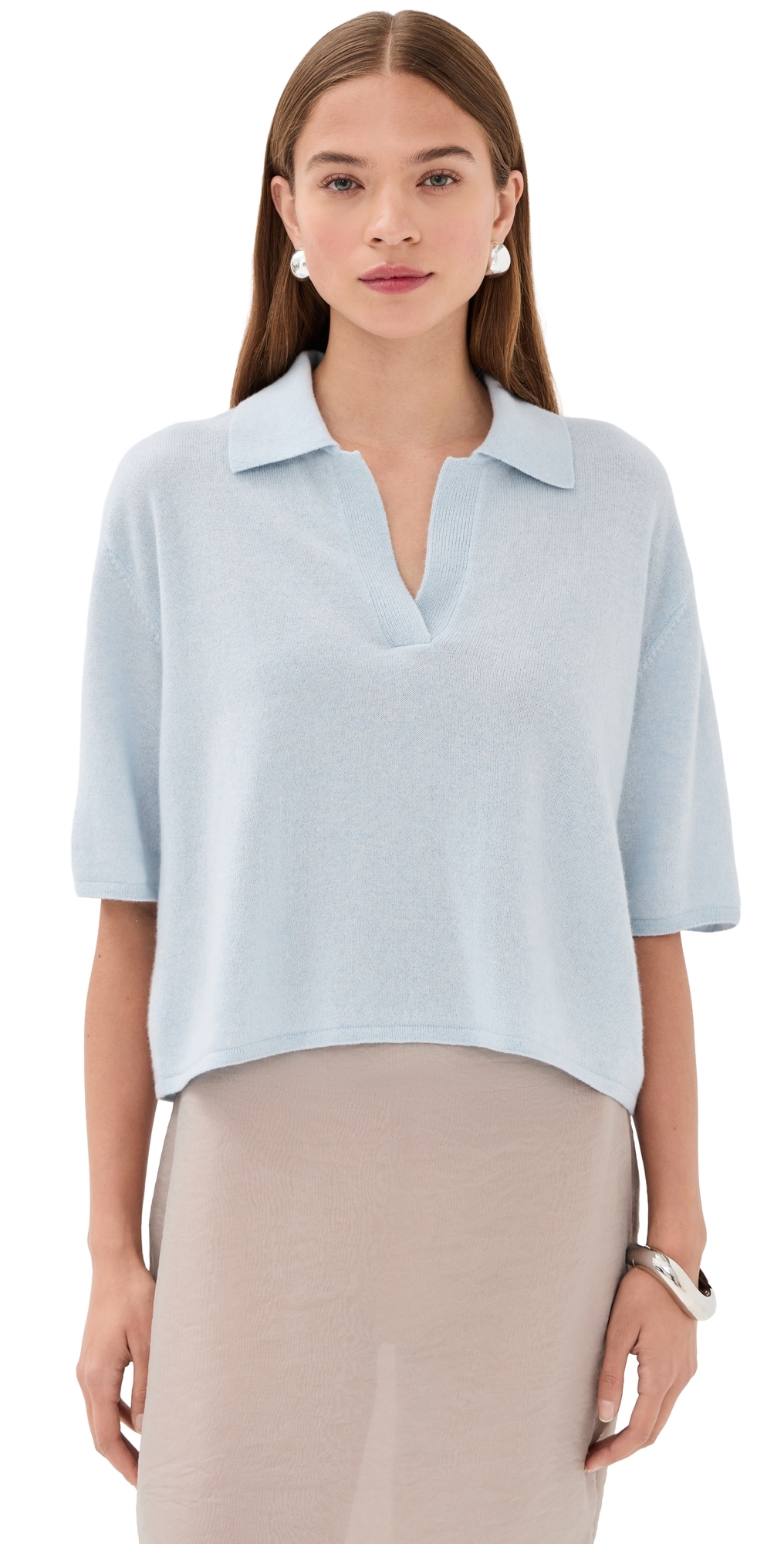LISA YANG - Neela Cashmere Sweater Horizon Blue