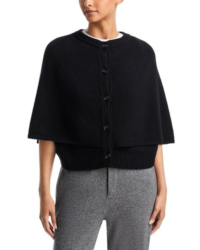 Lisa Yang Lisa Yang Quinnie Cashmere Button Front Cape