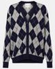 Lisa Yang Lisa Yang Raelyn argyle cashmere cardigan - 1