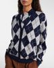 Lisa Yang Lisa Yang Raelyn argyle cashmere cardigan - 2
