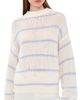 LISA YANG LISA YANG Sabelle Striped Cashmere Sweater Cream/Soft Lavender/Sea Breeze - 1