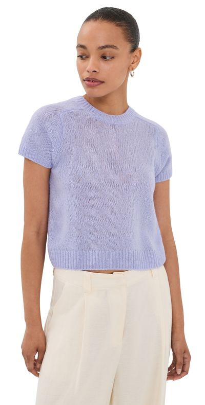 LISA YANG LISA YANG Siona Cashmere T-Shirt Soft Lavender