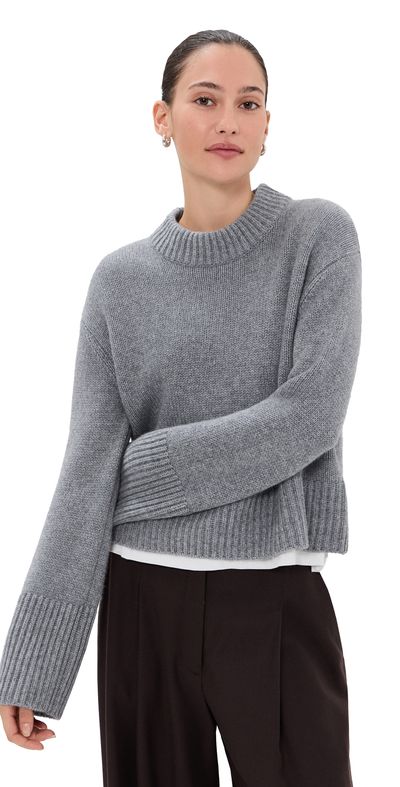 LISA YANG LISA YANG Sony Cashmere Sweater Mid Grey