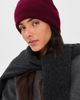 LISA YANG LISA YANG Stockholm Cashmere Beanie Deep Plum One - 3