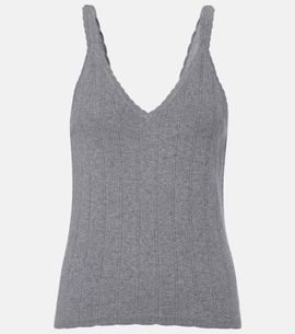 Lisa Yang Lisa Yang Suni cotton and cashmere tank top