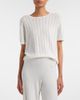 Lisa Yang Lisa Yang Suyin pointelle cotton and cashmere sweater - 2