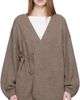 LISA YANG LISA YANG Taupe ' The Laurina Wrap' Cardigan - 1