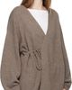 LISA YANG LISA YANG Taupe ' The Laurina Wrap' Cardigan - 2