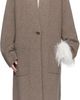 LISA YANG LISA YANG Taupe 'The Amie' Coat - 1