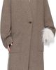 LISA YANG LISA YANG Taupe 'The Amie' Coat - 4