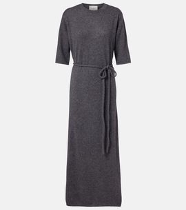 Lisa Yang Lisa Yang Tilde belted cashmere maxi dress