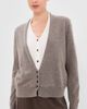LISA YANG LISA YANG Vani Cardigan Truffle/Cream - 2