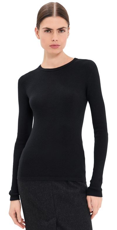 LISA YANG LISA YANG Vivian Long Sleeved Sweater Noir