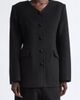 Lisa Yang Lisa Yang Wool & Cashmere Tailored V Neck Blazer - 1