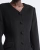 Lisa Yang Lisa Yang Wool & Cashmere Tailored V Neck Blazer - 5