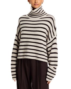 Lisa Yang Lisa Yang Zerlina Striped Cashmere Turtleneck