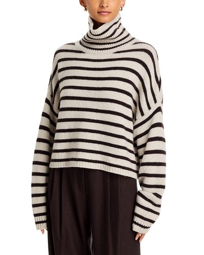 Lisa Yang Lisa Yang Zerlina Striped Cashmere Turtleneck
