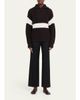 Lisa Yang Mavis Stripe Cashmere Rib Quarter-Zip Sweater - 2