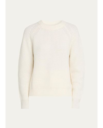 Lisa Yang Miki Raglan-Sleeve Cashmere Crewneck Sweater