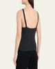 Lisa Yang Suni Scalloped Cotton-Cashmere Rib Tank Top - 3