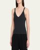 Lisa Yang Suni Scalloped Cotton-Cashmere Rib Tank Top - 4
