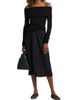 Lisa Yang Women's Claudina Cotton-Cashmere Off-the-Shoulder Top - 2