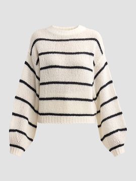 Lisa Yang Women's Sabelle Striped Cashmere-Silk Sweater