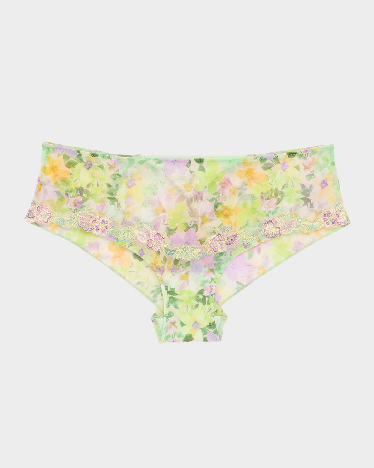 Lise Charmel L & apos;Amour Au Soleil Floral-Embroidered Boyshorts