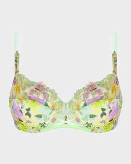 Lise Charmel L & apos;Amour Au Soleil Floral-Embroidered Demi Bra