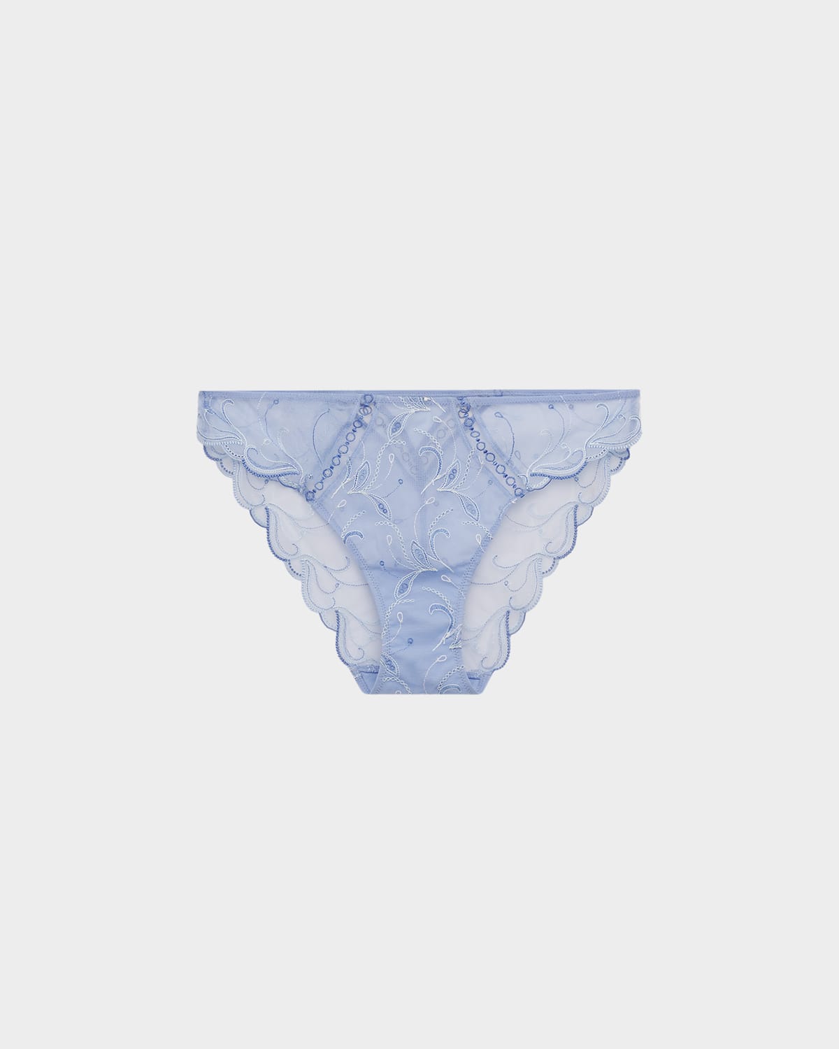 Lise Charmel Nymphe Bleue Embroidered Tulle Italian Briefs