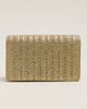 Lisi Lerch Ruby Foldover Gold Straw Clutch - 2