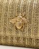 Lisi Lerch Ruby Foldover Gold Straw Clutch - 3