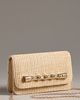 Lisi Lerch Ruby Foldover Straw Clutch - 1