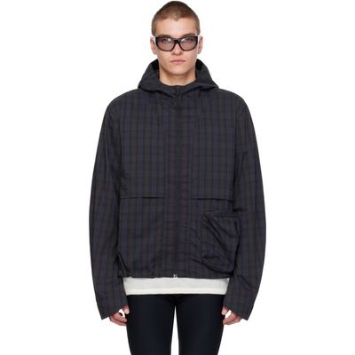 Literary Sport Literary Sport Brown & Navy Ashbery Running Jacket