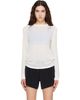 Literary Sport Literary Sport Off-White Joy Long Sleeve T-shirt - 1