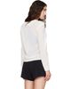Literary Sport Literary Sport Off-White Joy Long Sleeve T-shirt - 3
