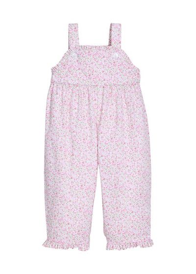 Little English Little English Kids' Floral Ruffled Hem Overall