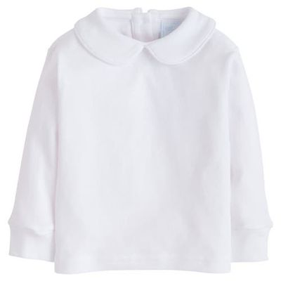 Little English Little English Kids' Long Sleeve Piped Peter Pan Shirt