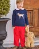 Little English Little English Kids' Long Sleeve Piped Peter Pan Shirt - 3