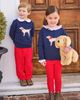 Little English Little English Kids' Long Sleeve Piped Peter Pan Shirt - 4