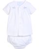 Little English Little English Pinpoint Layette Knit Set - 1