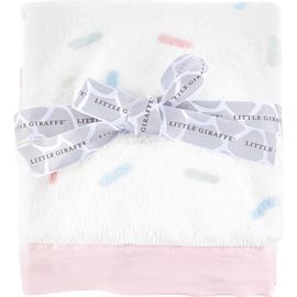Little Giraffe Little Giraffe Luxe Sprinkles Faux Fur Baby Blanket