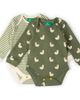 Little Green Radicals Little Green Radicals 2-Pack Organic Cotton Bodysuits  - 1