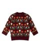 Little Green Radicals Little Green Radicals Folk Birds Organic Cotton Sweater - 1