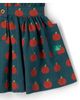 Little Green Radicals Little Green Radicals Kids' Apple Print Organic Cotton Dress - 4